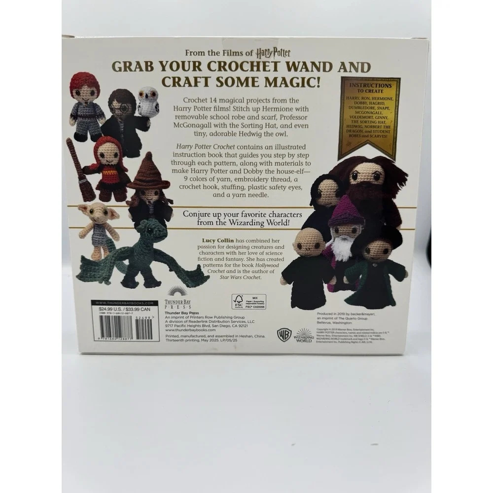 HARRY POTTER CROCHET KIT BY LUCY COLLINS NEW & SEALED